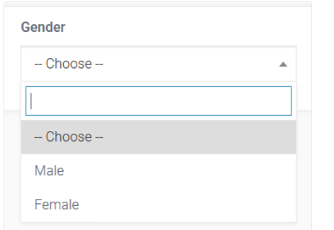 Combobox utilizando o domínio
