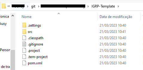 Ver Diretório IGRP Template