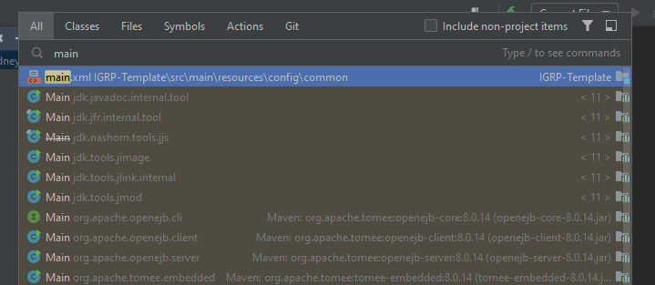 Procurar Ficheiro main.xml