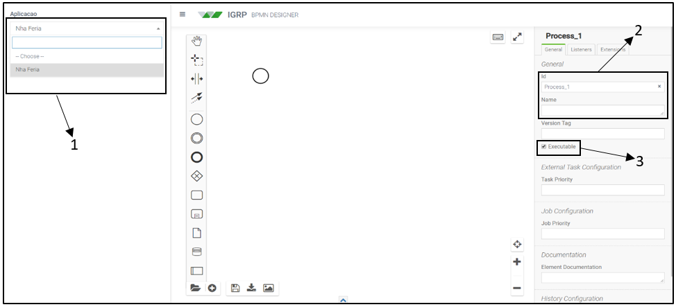 Ambiente BPMN Designer