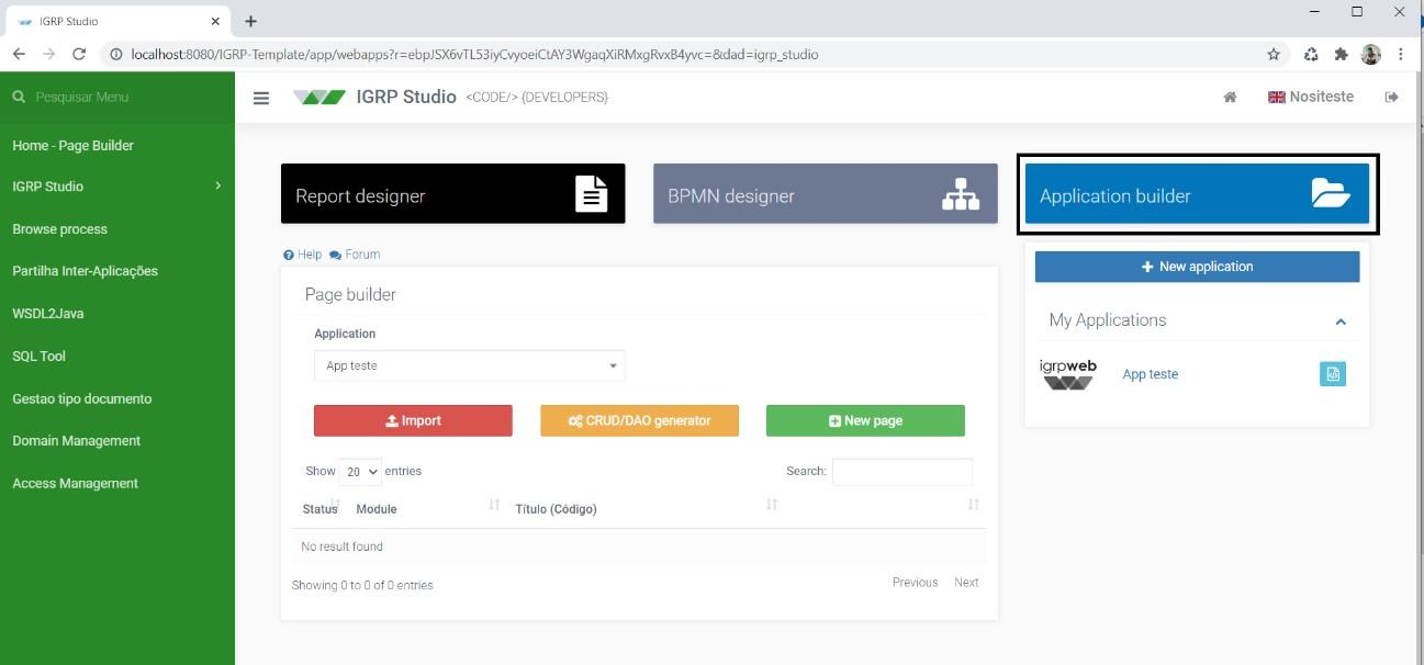 Application Builder
