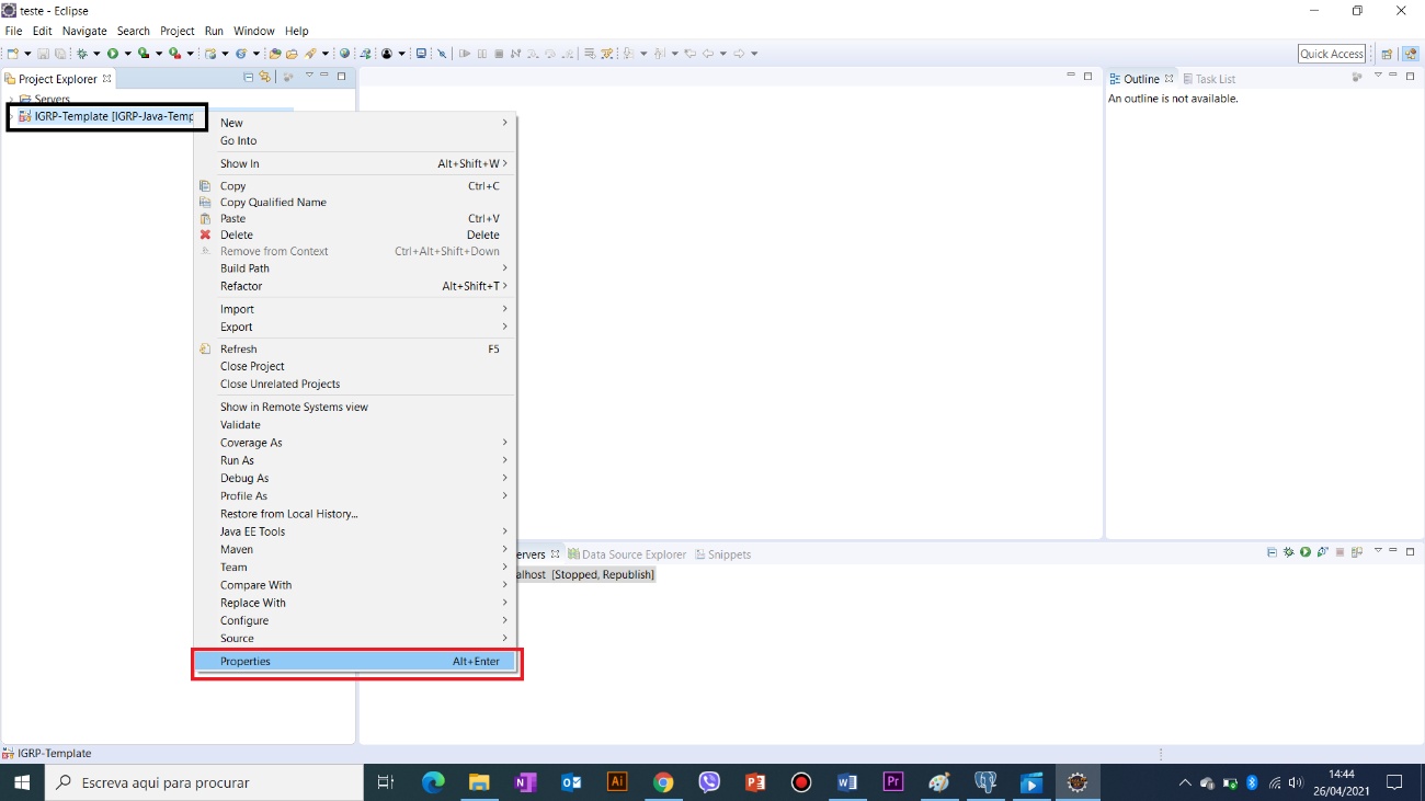Configurar Java Build Path