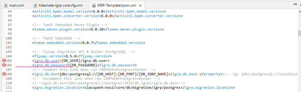 Configurar pom.xml