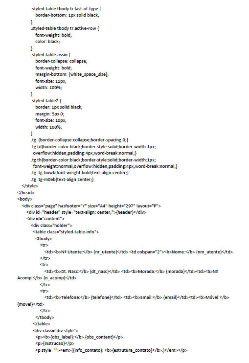 HTML template exemplo 5