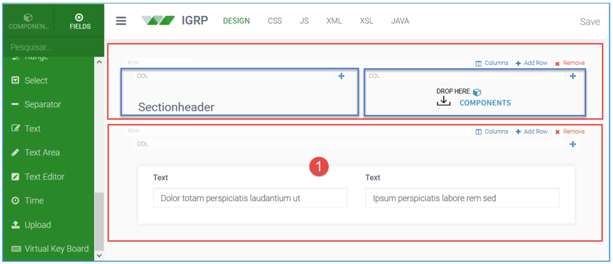 Gerador de código (aspecto final)