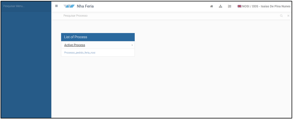 Lista de processos prontos para serem iniciados
