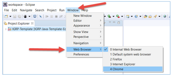  Escolher Web Browser